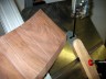 Cutting rough chamfer on tiop of headrest