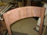 Headrest after cutting chamfer