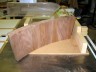 Headrest after six degree angle cuts