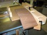Headrest six degree angle cuts